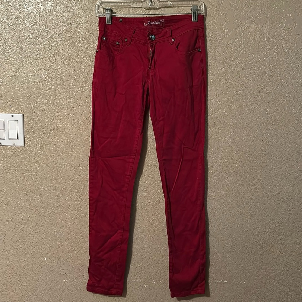 Trunch red pants size 3 never worn